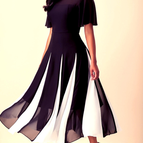 Boutique Dresses & Skirts - Black and White Maxi Dresses 1 Left! Size M